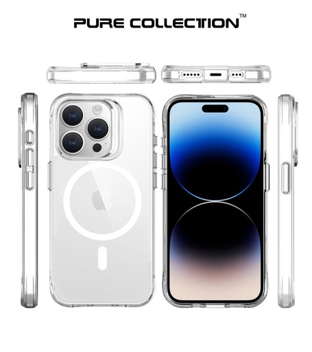 Apple iPhone 15 Pro TOKO Pure MagSafe zadní kryt (Průhledný)