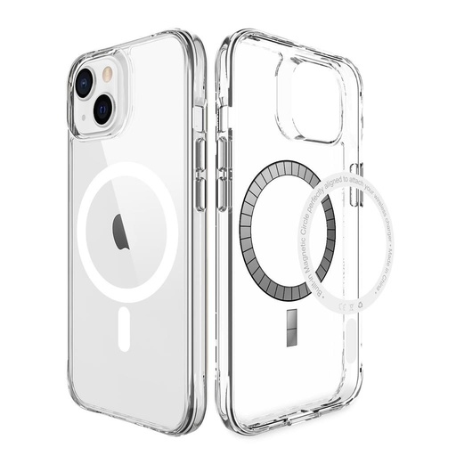 Apple iPhone 14 / iPhone 13 TOKO Pure MagSafe zadní kryt (Průhledný)