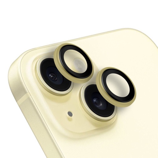 Apple iPhone 15 & iPhone 15 Plus OBAL:ME ochrana kamery (Žlutá)