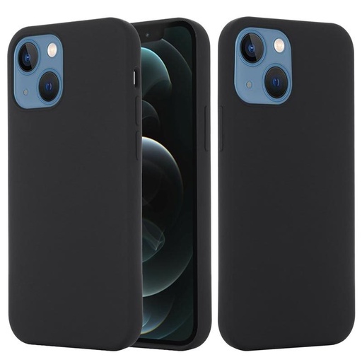 Apple iPhone 15 Pro liquid silicone MagSafe zadní kryt (Černá)