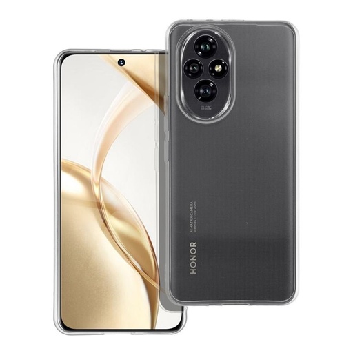 Honor 200 2 mm tenký silikonový zadní kryt (Průhledný)