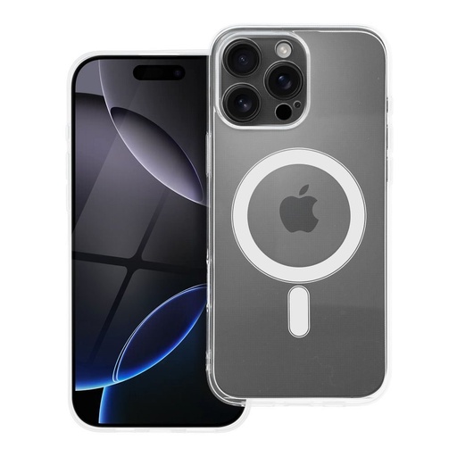 Apple iPhone 16 Pro Max 2 mm tenký silikonový MagSafe zadní kryt (Průhledný)