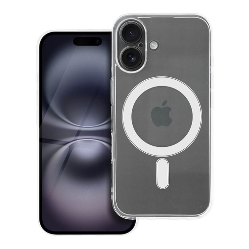 Apple iPhone 16 2 mm tenký silikonový MagSafe zadní kryt (Průhledný)
