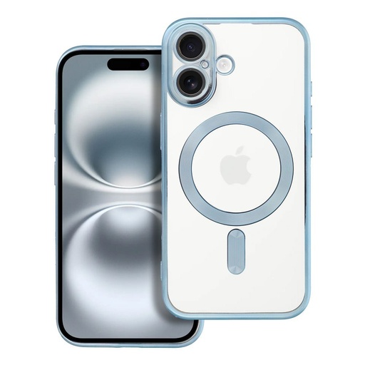 Apple iPhone 16 electro mag magsafe zadní kryt (Modrá)