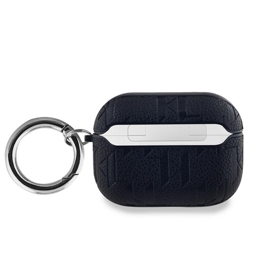 Apple AirPods Pro Karl Lagerfeld PU Embossed Karl and Choupette Heads pouzdro (Černá) - KLAPPGKCPK