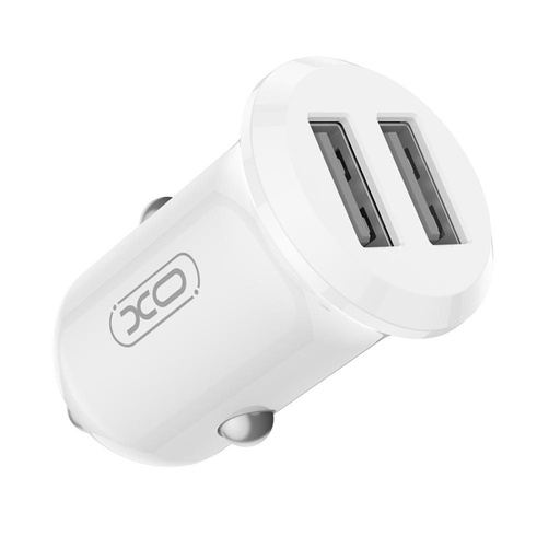 XO CC67 autní nabíječka Dual USB 2.4A (Bílá)