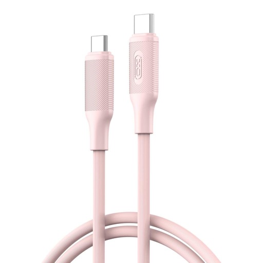 XO NB265 USB – USB-C kabel (Růžová) - 1,0 m - 2.4A