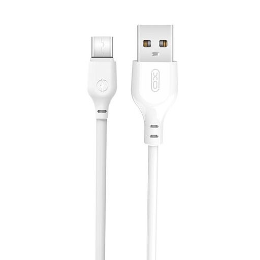 XO NB103 USB – USB-C kabel (Bílá) - 1,0 m - 2.1A