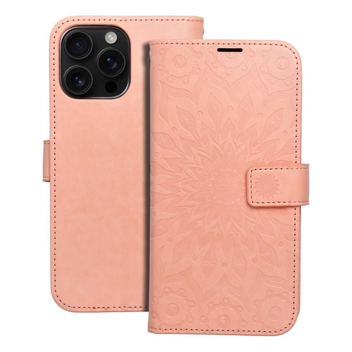 Apple iPhone 16 Pro Max Forcell MEZZO otevírací pouzdro (Broskvová)
