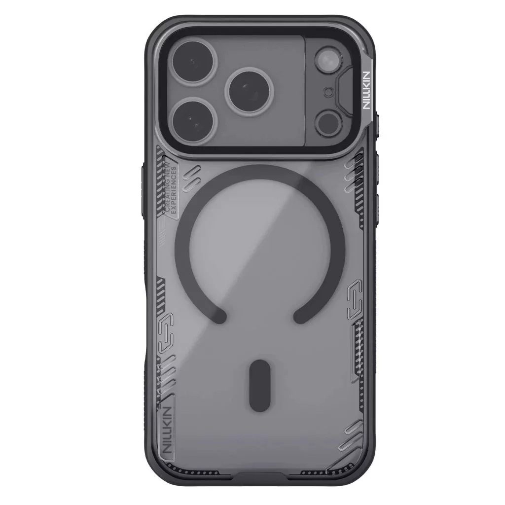 Apple iPhone 17 Pro Nillkin Iceblade Prop magsafe hátlap tok (Fekete)