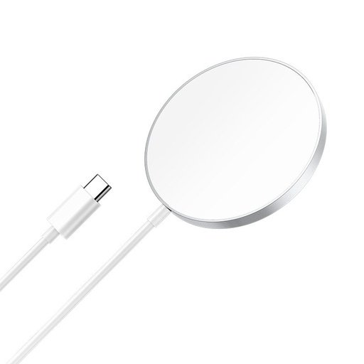 Borofone BQ11 bezdrátový nabíječka, 15W, stříbrná