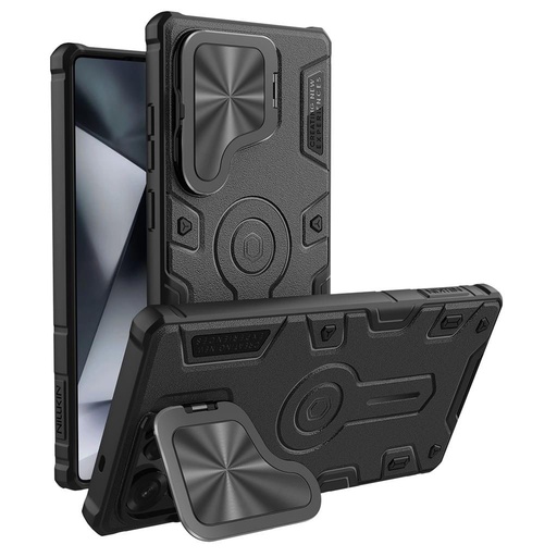 Samsung Galaxy S25 Ultra Nillkin CamShield Armor Prop MagSafe zadní kryt (Černá)