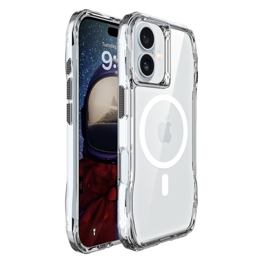 Apple iPhone 17 Pro ROAR Slim Defender MagSafe zadní kryt (Průhledný)