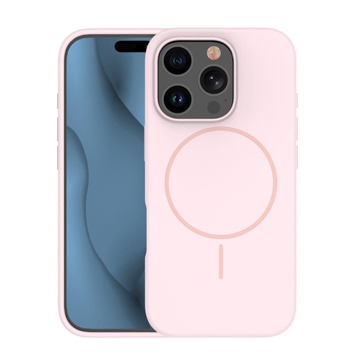 Apple iPhone 16e Silicone Thin magsafe zadní kryt (Růžová)