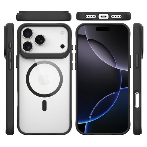 Apple iPhone 17 Pro Max TOKO Combat x mode magsafe zadní kryt (Černá)