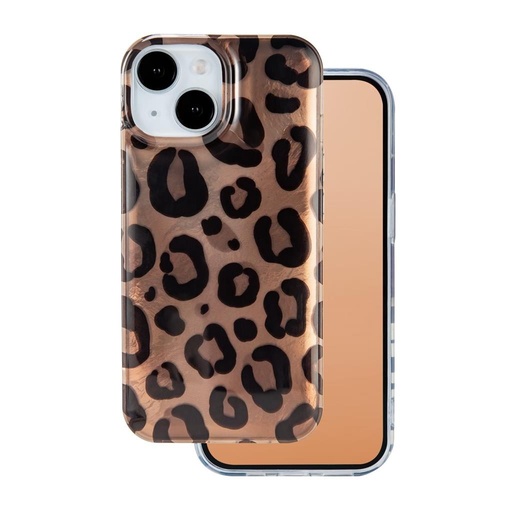 Apple iPhone 15 Animal Print zadní kryt (Panter)
