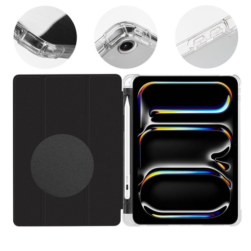 OBAL:ME MistyTab pouzdro iPad Air 2020/2022/2024/2025 / iPad Pro 11 1/2/3/4 (Černá)