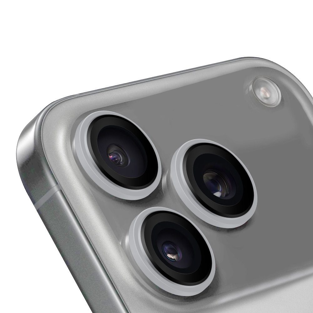 OBAL:ME kamera lencsevédő Apple iPhone 17 Pro / 17 Pro Max (Ezüst)