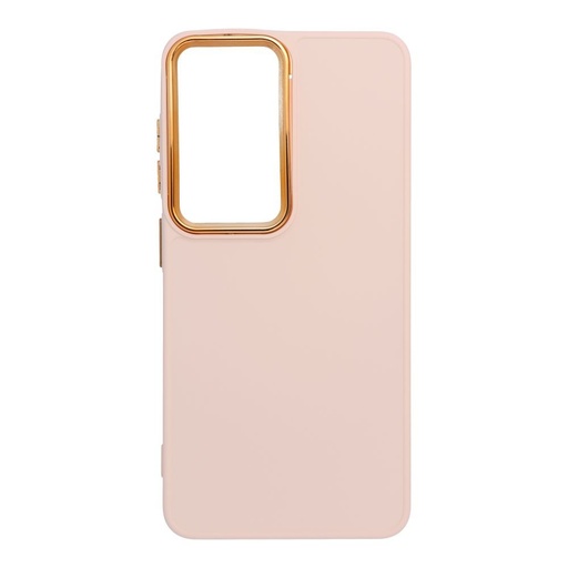 Samsung Galaxy S26 Frame silikonový zadní kryt (Růžová)