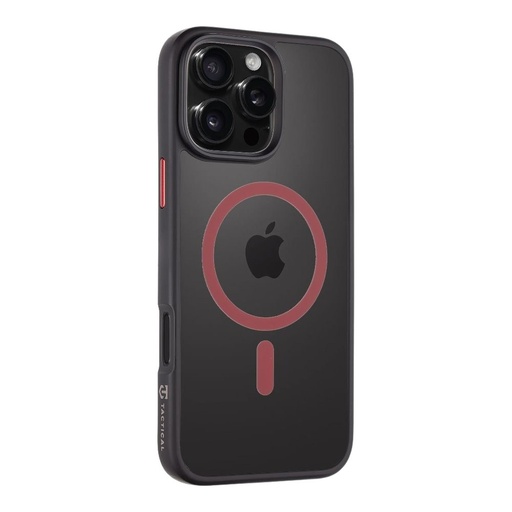 Apple iPhone 16 Pro Max Tactical MagForce Hyperstealth 2.0 zadní kryt (Černá - Červená)