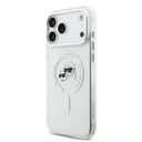 Karl Lagerfeld IML K&CH Heads Metal Frame MagSafe tok iPhone 17 Pro Max (Átlátszó) - KLHMP17XHLSKCH