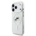 Karl Lagerfeld IML K&CH Heads Metal Frame MagSafe tok iPhone 17 Pro (Átlátszó) - KLHMP17LHLSKCH