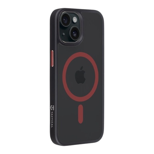 Apple iPhone 15 Tactical MagForce Hyperstealth 2.0 zadní kryt (Černá - Červená)
