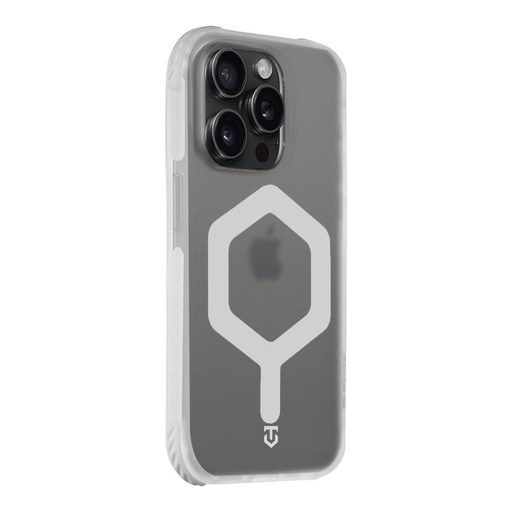 Apple iPhone 15 Pro Tactical MagForce Hexagon pouzdro (Bílá)