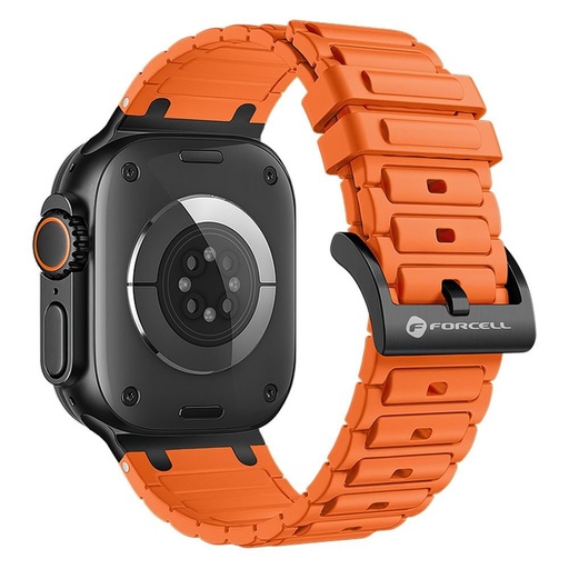 Forcell F-Design FA06 silikonový řemínek Apple Watch 38 / 40 / 41 mm (Oranžová)