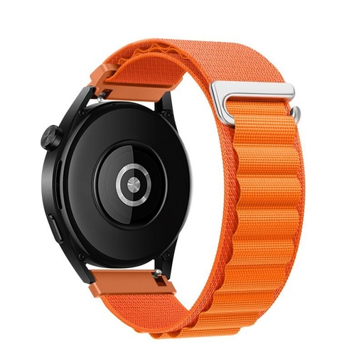 Forcell F-Design FS05 polyester vláknitý řemínek Samsung Galaxy Watch 22 mm (Oranžová)