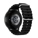Forcell F-Design FS01 szilikon szíj Samsung Galaxy Watch 20 mm (Fekete)