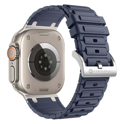 Forcell F-Design FA06 silikonový řemínek Apple Watch 38 / 40 / 41 mm (Modrá)