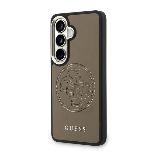Guess PU Perforated 4G Logo Magnetic Samsung Galaxy S26 (Hnědá)