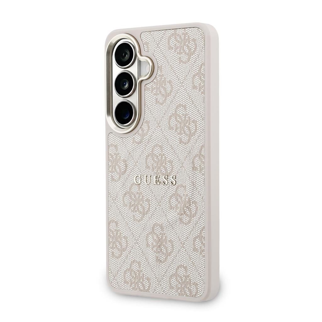 Guess PU Leather 4G Gold Frame Magnetic Samsung Galaxy S26 (Rózsaszín)