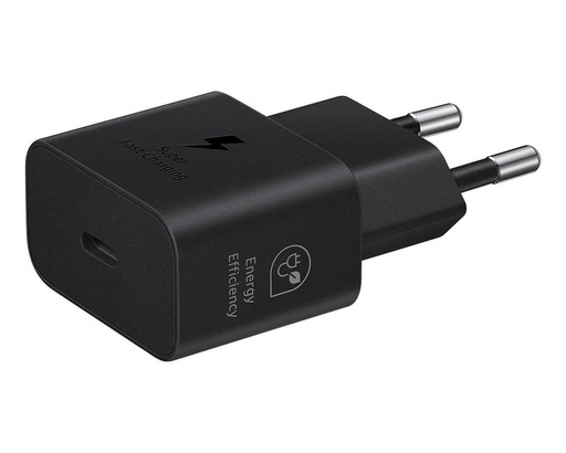 Samsung EP-T2510NBE síťový rychlonabíječka USB-C (Černá) - 25W
