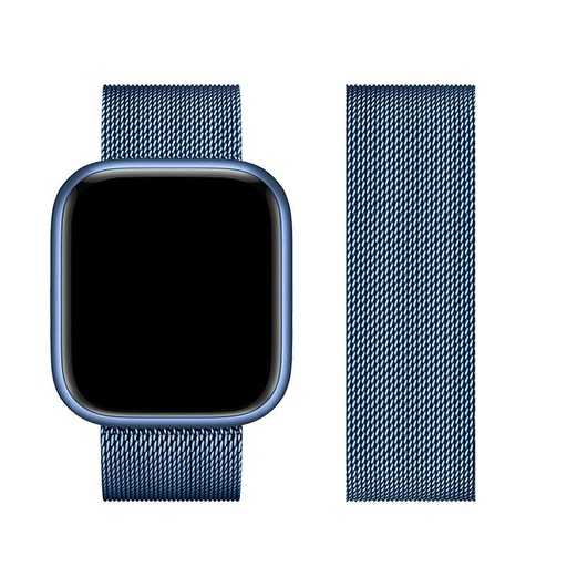 Forcell F-Design FA03 magnetický ocel řemínek Apple Watch 38 / 40 / 41 mm (Modrá)