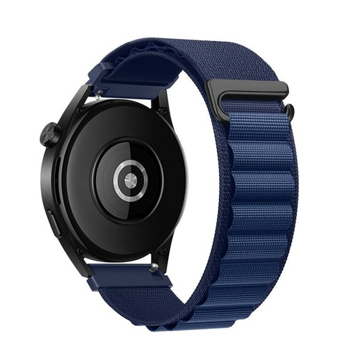 Forcell F-Design FS05 polyester vláknitý řemínek Samsung Galaxy Watch 22 mm (Námořnická modrá)