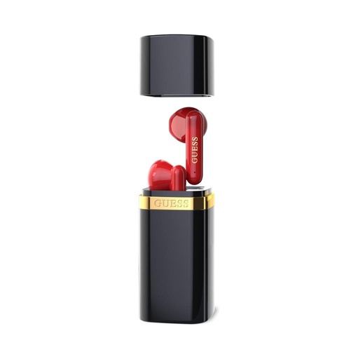 Guess Lipstick Shape TWS bezdrátový sluchátka (Černá)