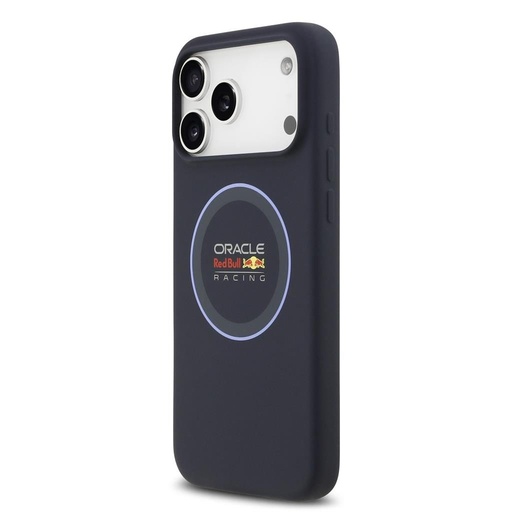 Červená Bull Silicone Modrá Ring MagSafe pouzdro iPhone 17 Pro Max (Tmavě modrá)