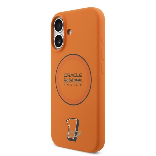Červená Bull Silicone Modrá Ring MagSafe pouzdro iPhone 17 (Oranžová)