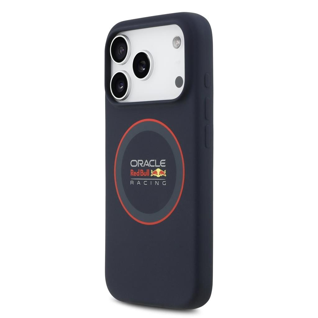 Red Bull Silicone Red Ring MagSafe tok iPhone 17 Pro (Sötétkék)