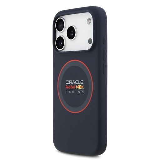 Červená Bull Silicone Červená Ring MagSafe pouzdro iPhone 17 Pro (Tmavě modrá)