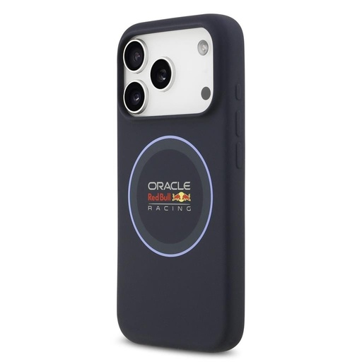 Červená Bull Silicone Modrá Ring MagSafe pouzdro iPhone 17 Pro (Tmavě modrá)