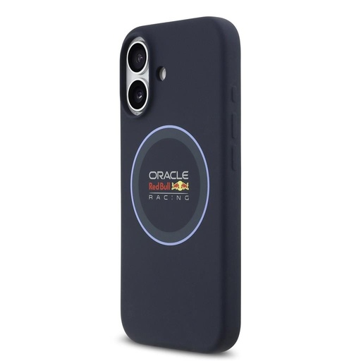 Červená Bull Silicone Modrá Ring MagSafe pouzdro iPhone 17 (Tmavě modrá)