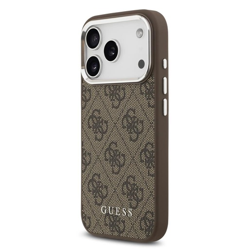 Guess 4G MagSafe pouzdro iPhone 17 Pro (Hnědá)