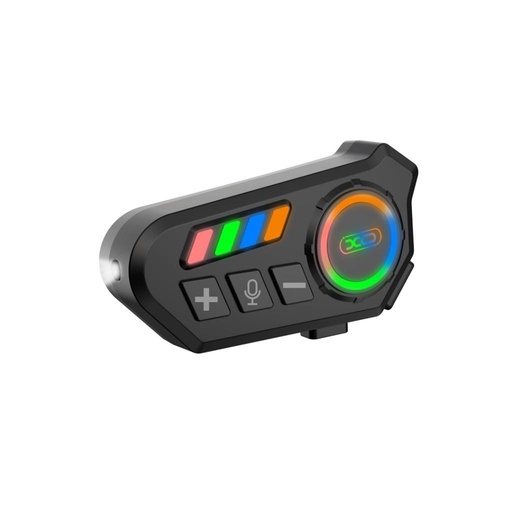 XO BE56 sisakra montovatelný LED headset (Černá)