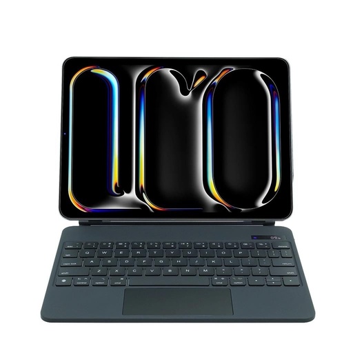 XO KB-09 chytrý klávesnice digitální s displejem iPad 10.9/11" (Černá) - 64 s tlačítky