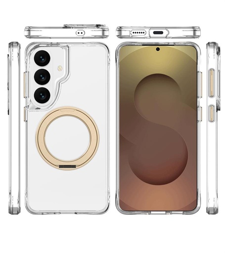 Samsung Galaxy S26 TOKO Pure MagSafe 360 ring zadní kryt (Zlatá)