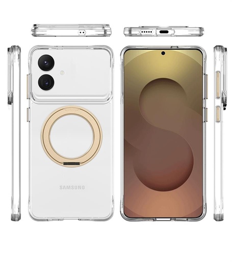 Samsung Galaxy S26 Plus TOKO Pure MagSafe 360 ring zadní kryt (Zlatá)