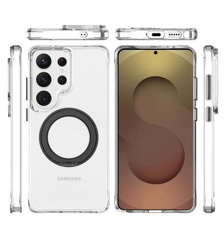 Samsung Galaxy S26 Ultra TOKO Pure MagSafe 360 ring zadní kryt (Černá)